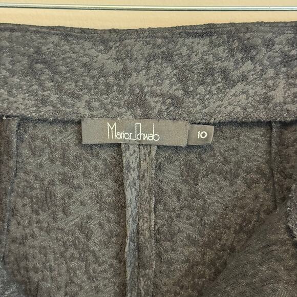 Marios Schwab Dress Pants Womens 10 Black Evening Sequin Party Designer Luxury - Picture 6 of 6